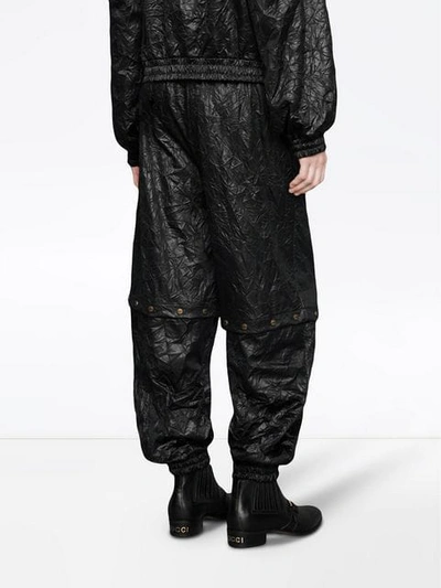 Shop Gucci Technical Jogging Pant In Black