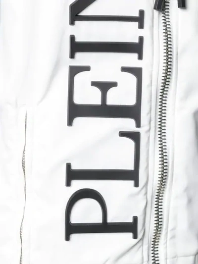 Shop Philipp Plein Logo Gilet - White