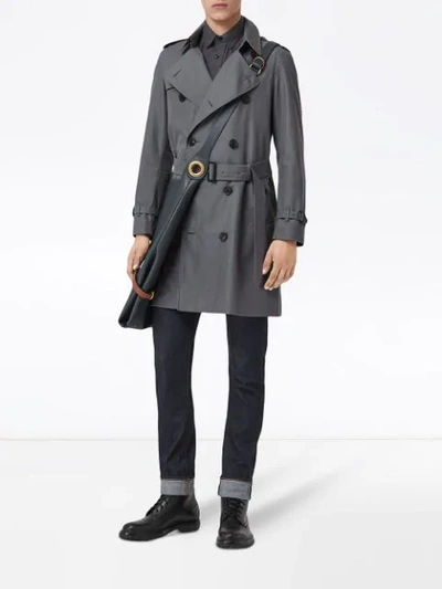 Shop Burberry The Chelsea Heritage Trench Coat In Grey