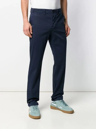 Shop Ecoalf Prisco Slim-fit Chinos In Blue