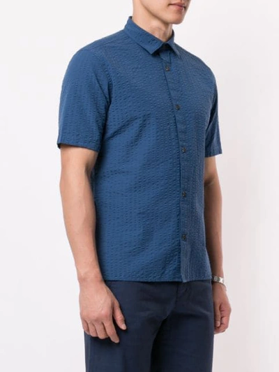 Shop D'urban Short Sleeves Shirt In Blue