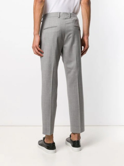 Shop Be Able Classic Tailored Trousers In Grey