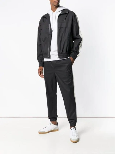 Shop Ami Alexandre Mattiussi Track Pants In Black