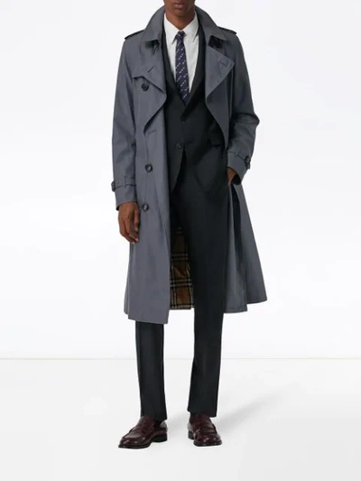 Shop Burberry Soho Fit Wool Mohair Suit In Grey