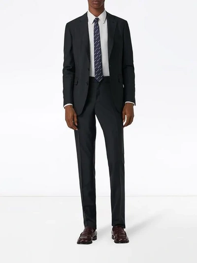 Shop Burberry Soho Fit Wool Mohair Suit In Grey