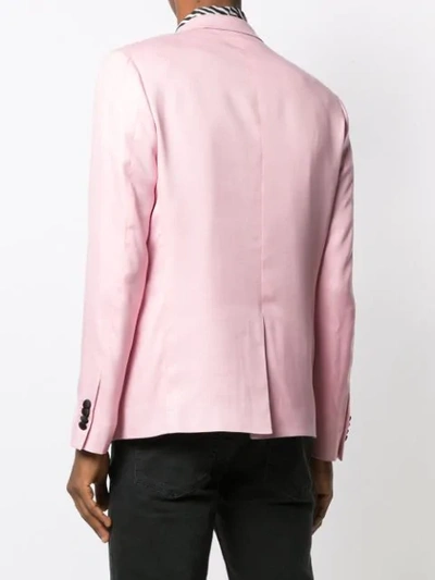 AMIRI 缎面西装夹克 - 粉色