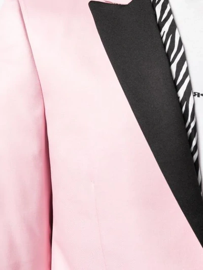 AMIRI 缎面西装夹克 - 粉色