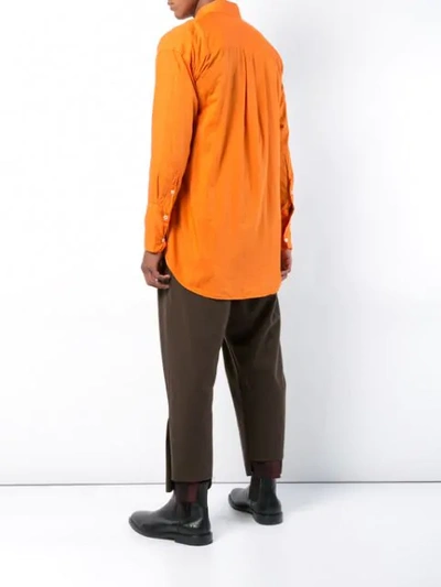 Shop Bed J.w. Ford Tie Shirt In Orange