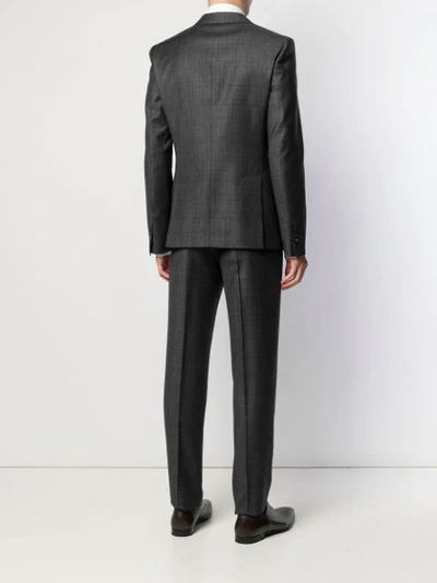 Shop Dsquared2 Checked Formal Suit In Grey