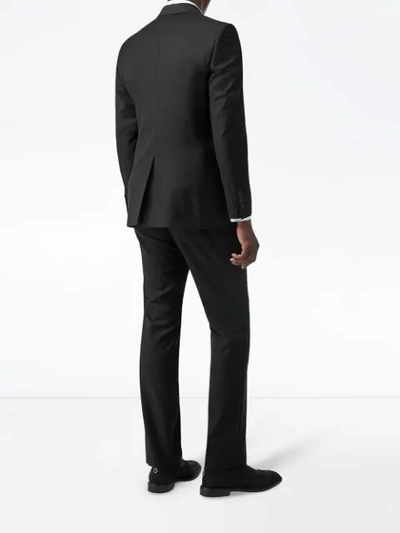 Shop Burberry Classic Fit Wool Suit In Black