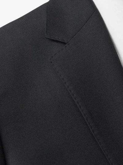 Shop Burberry Classic Fit Wool Suit In Black