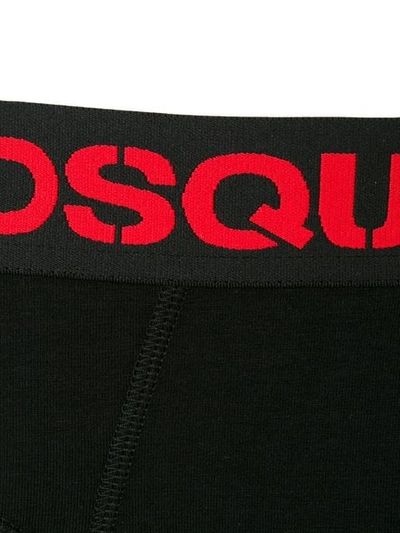 Shop Dsquared2 Logo Band Briefs In Black
