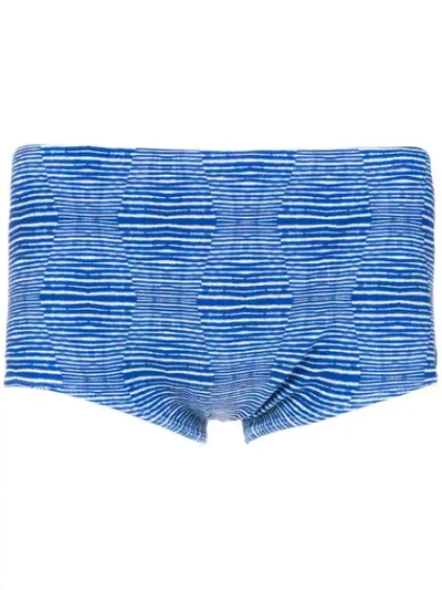 Shop Track & Field Printed Trunks In Blue