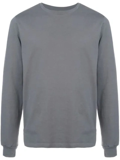 Shop Cottweiler Cave Back Print Sweatshirt In Grey