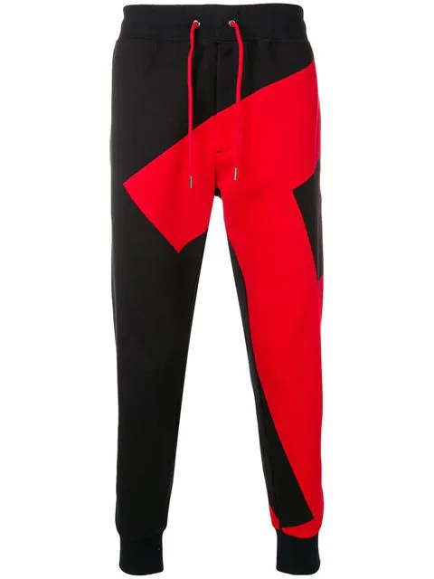 black and red ralph lauren joggers