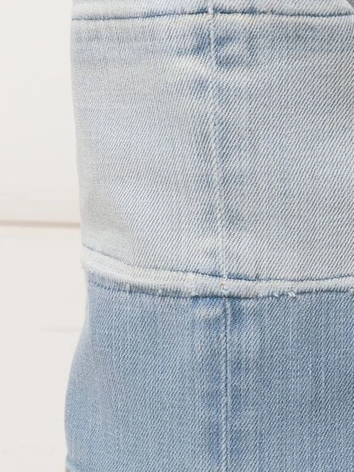 MAISON MARGIELA CONTRASTING HEM JEANS - 蓝色