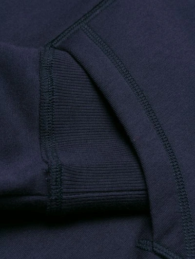 Shop Valentino Rockstud Zipped Jacket In Blue