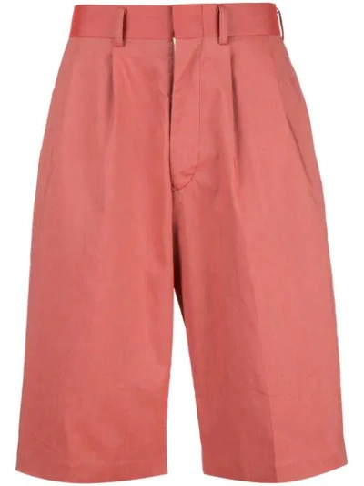 Shop Junya Watanabe Long Chino Shorts In Cttn/nyl