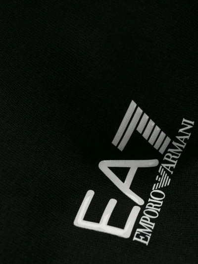 Shop Ea7 Printed Logo Sweatshirt In Black