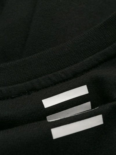 Shop Ea7 Printed Logo Sweatshirt In Black