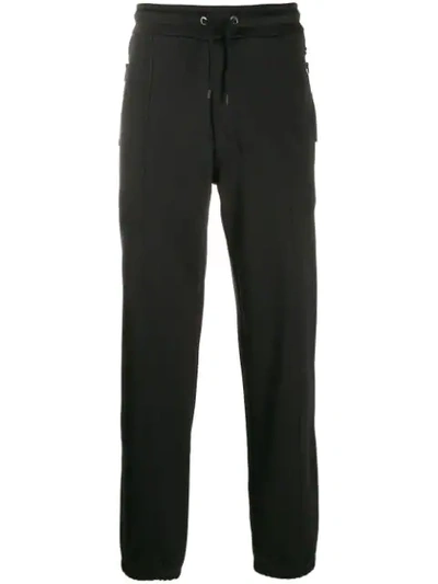 Shop Givenchy Zipped Pocket Track Pants In Black