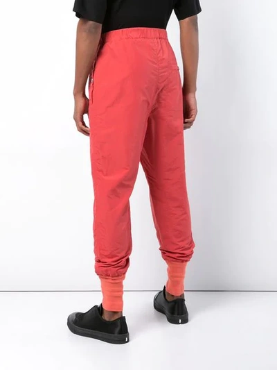 Shop Bed J.w. Ford Asymmetric Casual Trousers In Pink