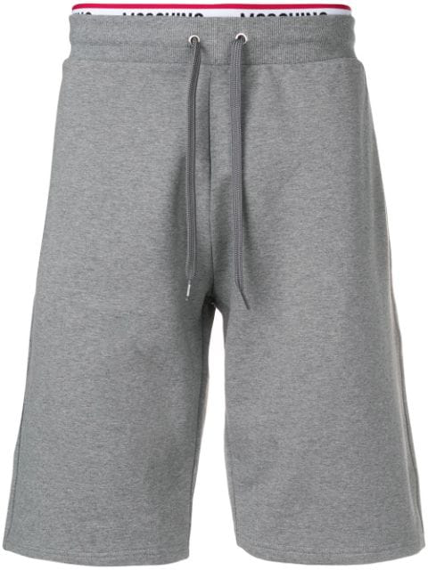 grey moschino shorts