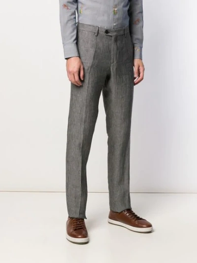 Shop Etro Slim In Grey