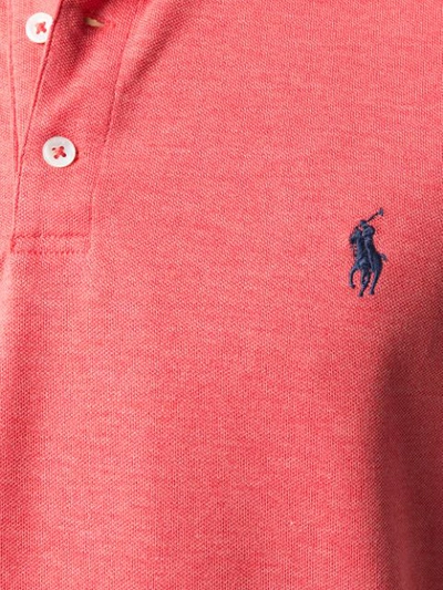 POLO RALPH LAUREN LOGO POLO SHIRT - 红色