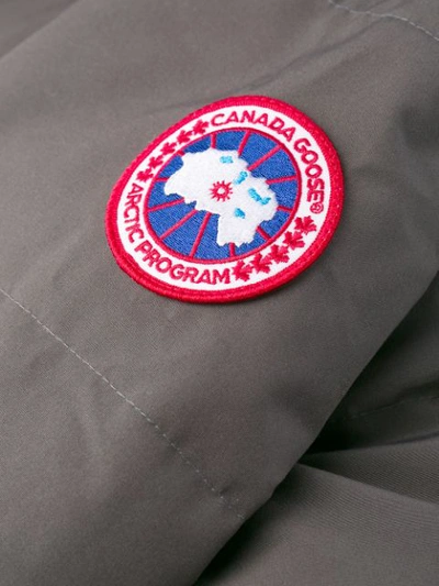 Shop Canada Goose Padded Parka Coat - Grey