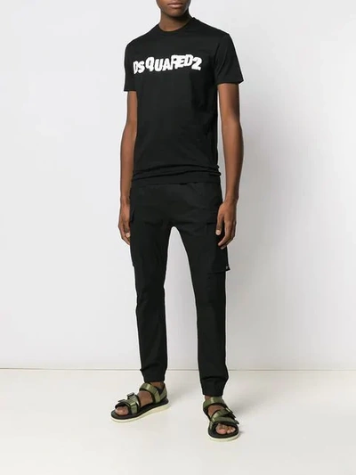 Dsquared2 Logo T-shirt In Black