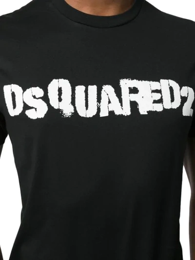Dsquared2 Logo T-shirt In Black