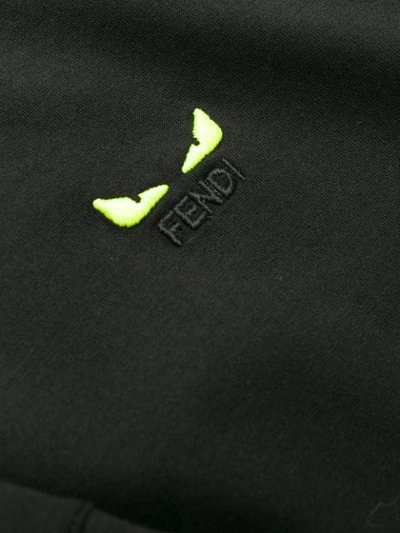 Shop Fendi Bag Bugs T-shirt  In Black