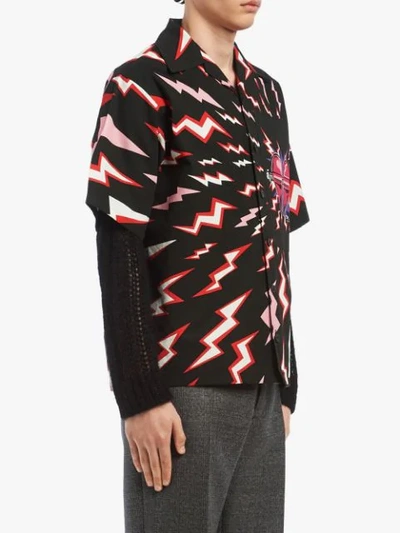 Prada - Thunder Print Bowling Shirt