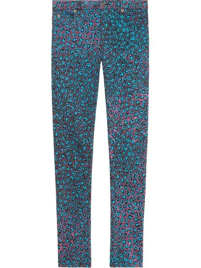 Shop Gucci Super Skinny Denim Pants In Blue