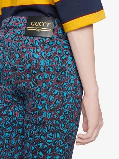 Shop Gucci Super Skinny Denim Pants In Blue