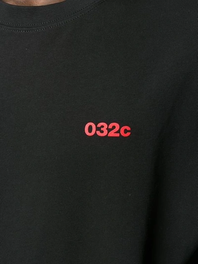 Shop 032c Graphic Print Sweatshirt - Black