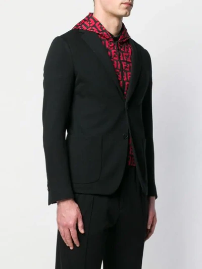 Fendi Sakko Mit Kapuze In Black