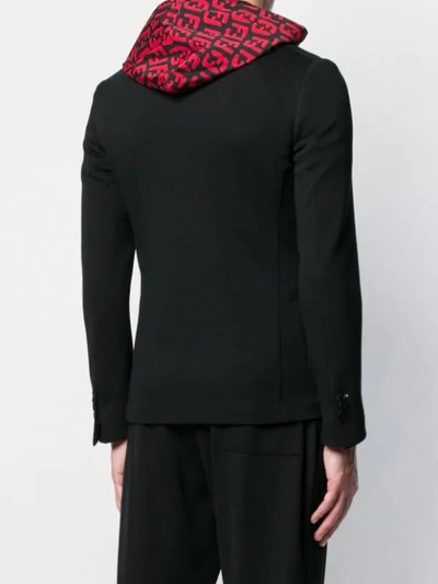 Fendi Sakko Mit Kapuze In Black