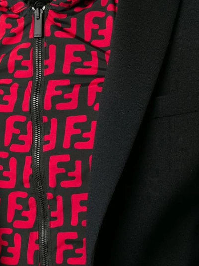 Fendi Sakko Mit Kapuze In Black