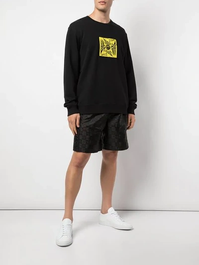 Shop Givenchy Sun Sweatshirt In Black