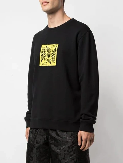 Shop Givenchy Sun Sweatshirt In Black