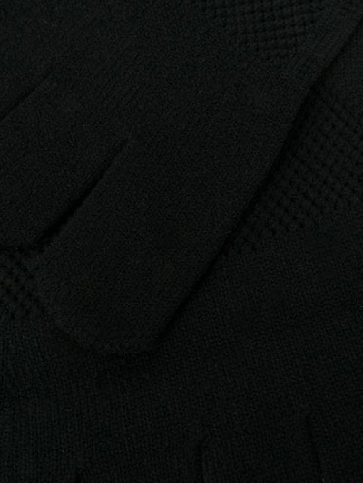 Shop Fendi Branded Toe Socks In Black