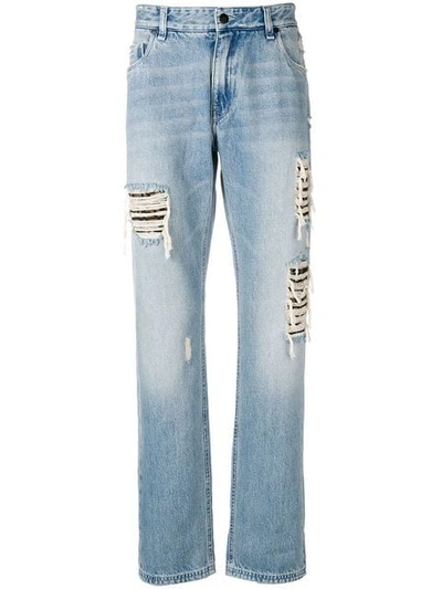 Fendi store distressed jeans