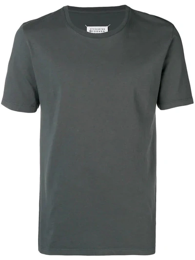 Shop Maison Margiela Crewneck T-shirt In Grey