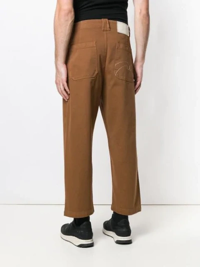 Shop Société Anonyme Baggy Fit Trousers In Brown