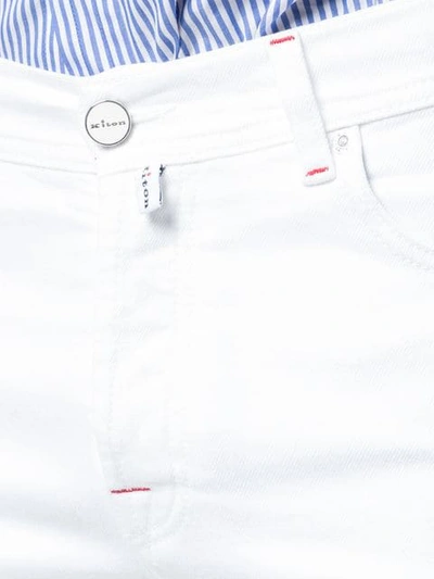 Shop Kiton Slim In White