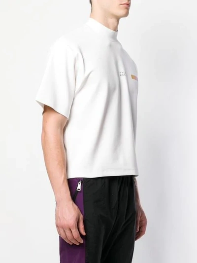 Shop Pyer Moss Front Logo T In White