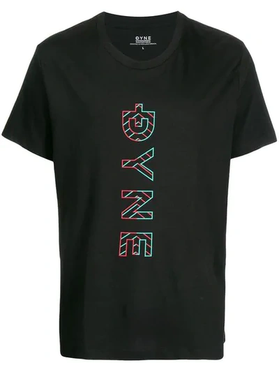 Shop Dyne Triangle Logo T Shirt In Black