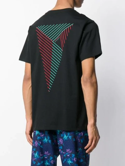 Shop Dyne Triangle Logo T Shirt In Black